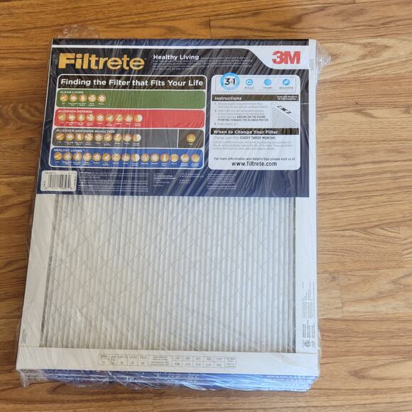 3M Filtrete 1900 Ultimate Allergen Healthy Living  Filter 16 X 20 X 1 Pack of 3 - Picture 6 of 14